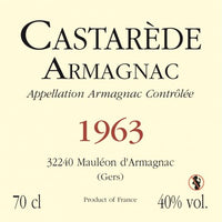 Armagnac Castarède - 1963