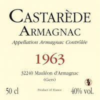 Armagnac Castarède - 1963