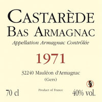 Armagnac Castarède - 1971