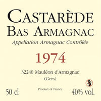Armagnac Castarède - 1974