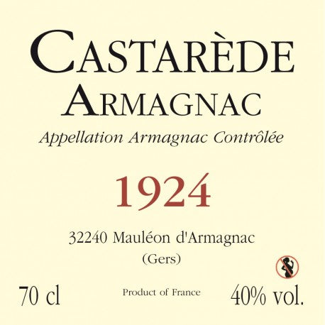 Armagnac Castarède - 1924