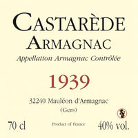 Armagnac Castarède - 1939