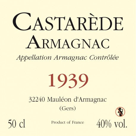 Armagnac Castarède - 1939