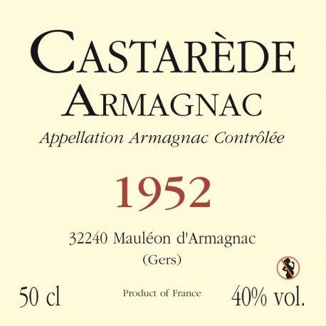 Armagnac Castarède - 1952