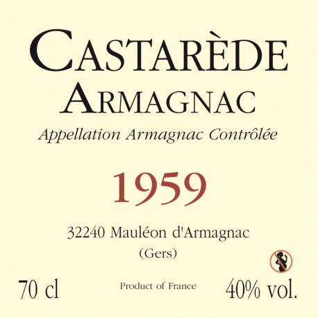 Armagnac Castarède - 1959