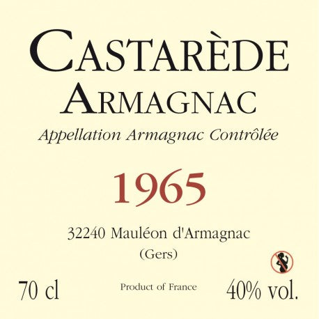 Armagnac Castarède - 1965