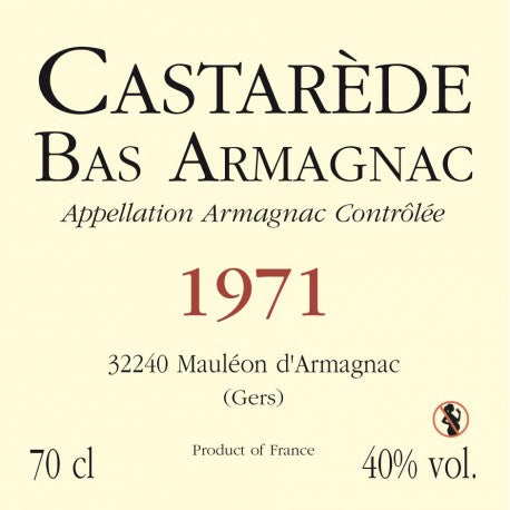 Armagnac Castarède - 1971