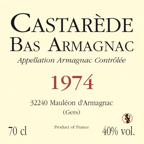 Armagnac Castarède - 1974