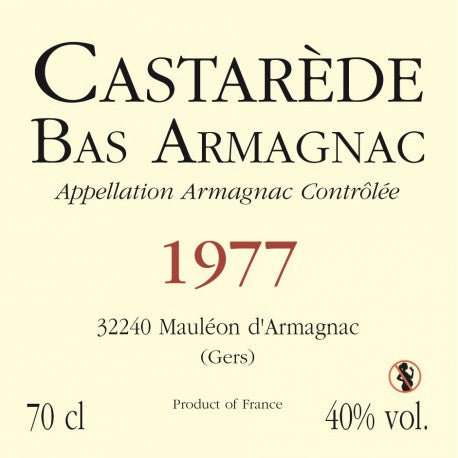 Armagnac Castarède - 1977