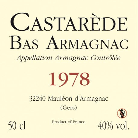 Armagnac Castarède - 1978