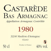 Armagnac Castarède - 1980