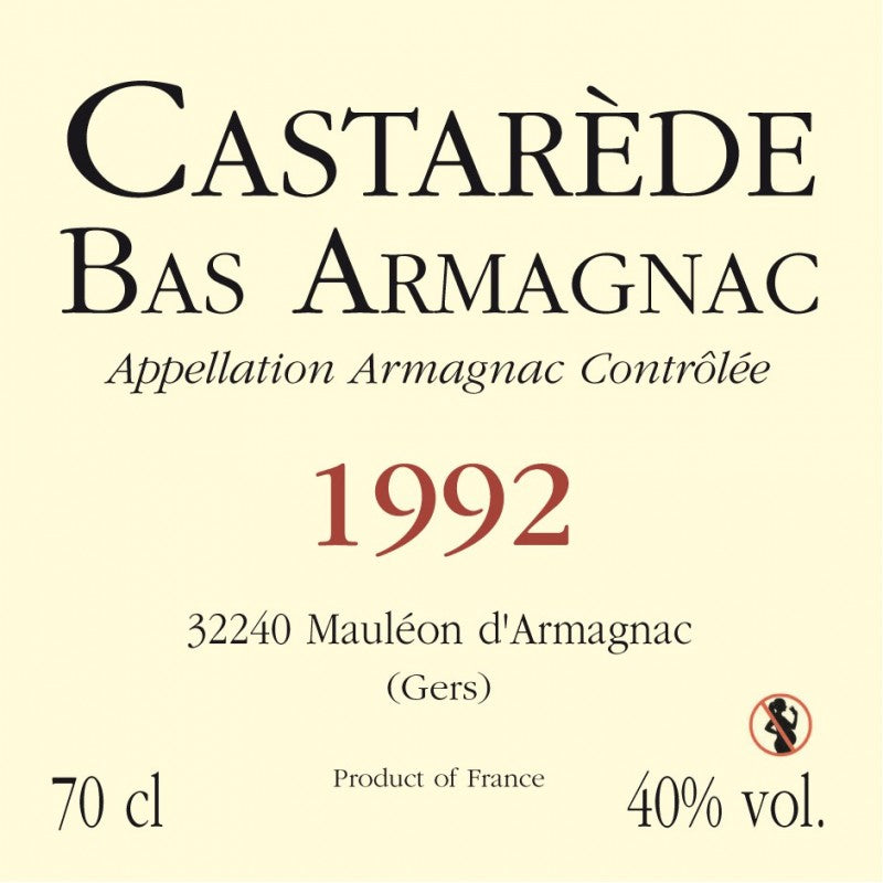 Armagnac Castarède - 1992