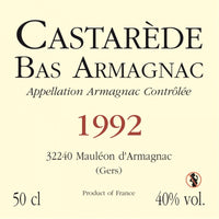 Armagnac Castarède - 1992