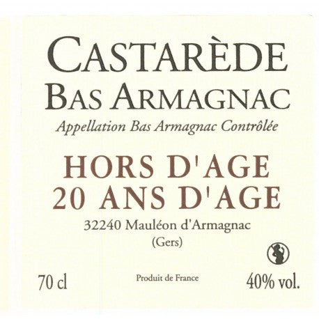 Hors d'Age - Armagnac Castarède